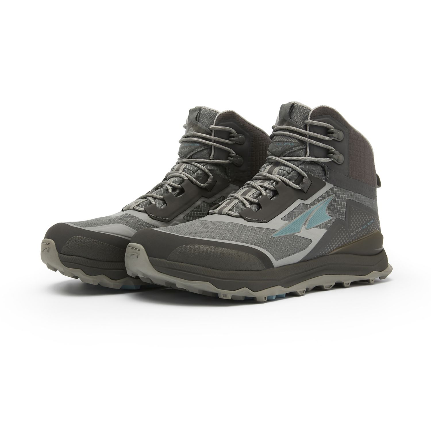 Bocanci Drumetie Altra Lone Peak All-wthr Mid-High Dama Gri Verzi | Romania-59682709