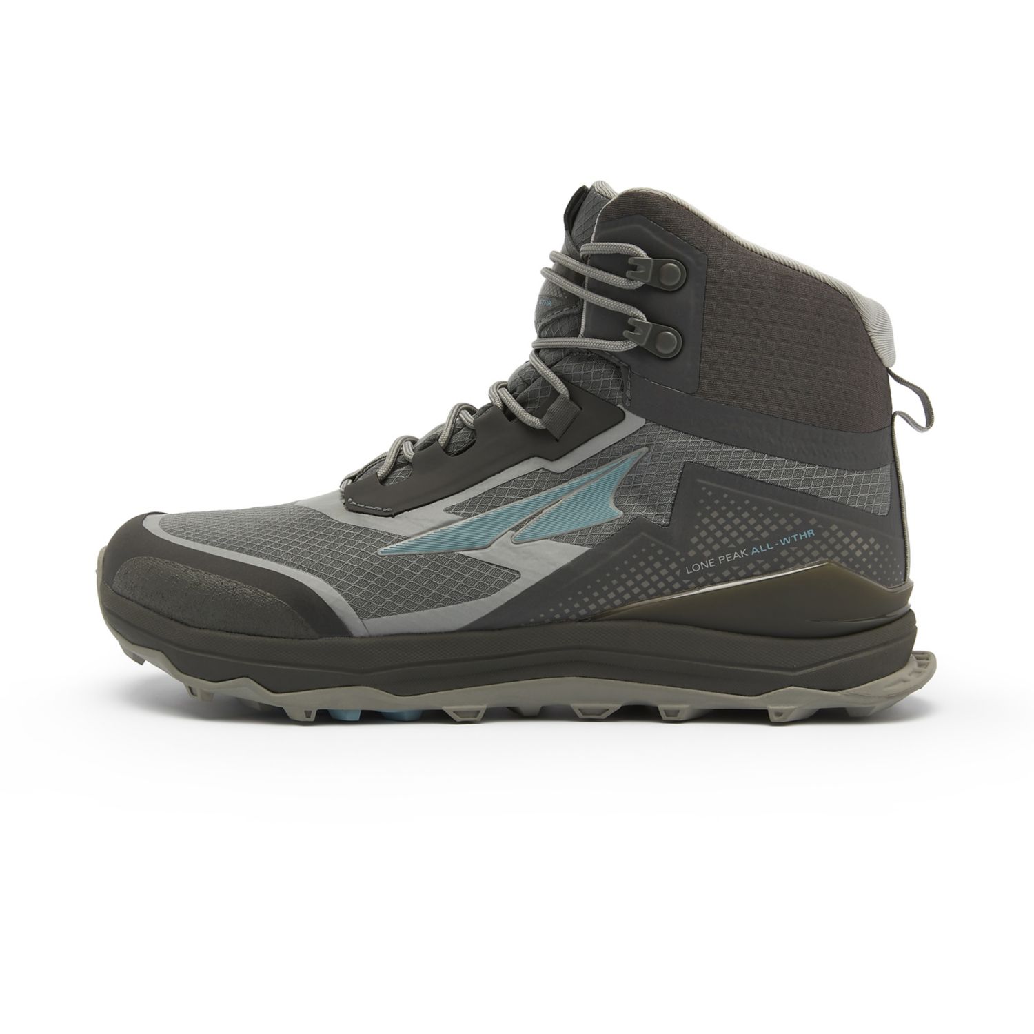 Bocanci Drumetie Altra Lone Peak All-wthr Mid-High Dama Gri Verzi | Romania-59682709