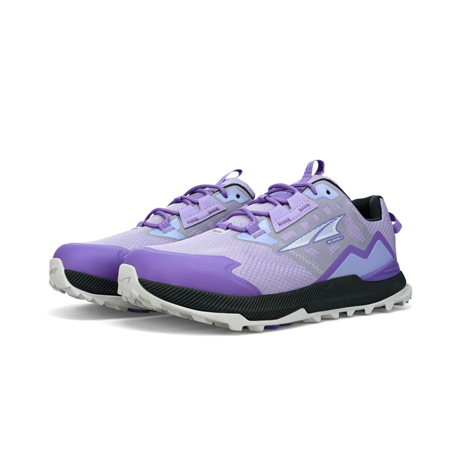 Pantofi Drumetie Altra Lone Peak All-wthr Low 2 Dama Gri Violet | Romania-71650299